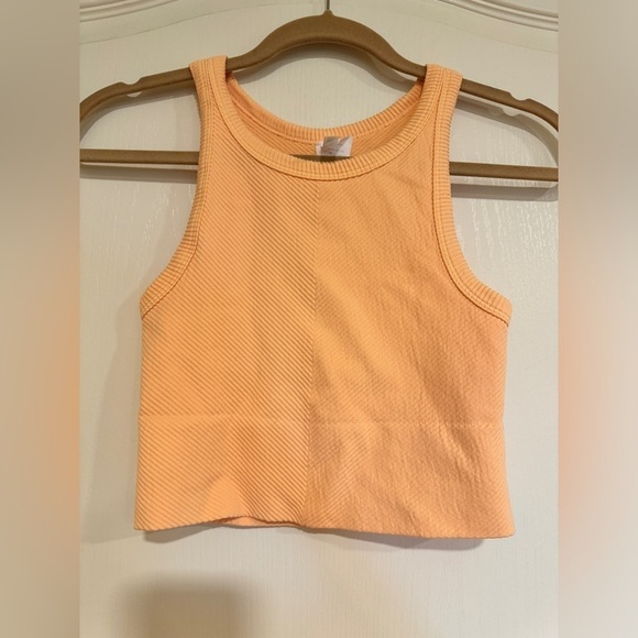 NikiBiki light orange high neck crop top​​​​​ - Picture 1 of 4
